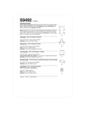 Simplicity sewing pattern for wheelchair accessories S9492 (British brand)