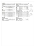 Simplicity misses blouses sewing pattern S9604, UK version