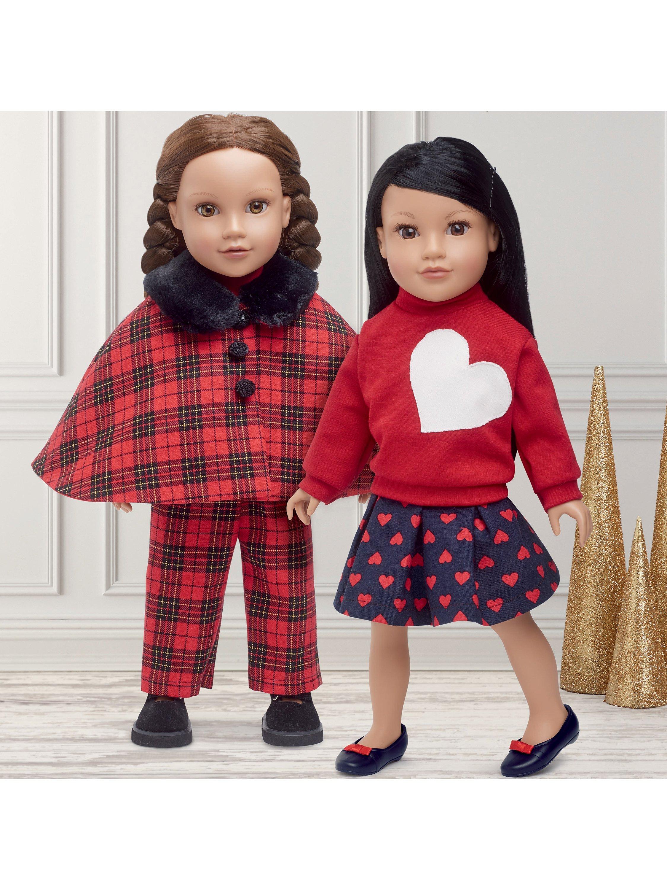 Simplicity sewing pattern doll outfits for 46cm dolls (British brand)