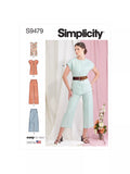 Simplicity misses sportswear sewing pattern S9479 - British product