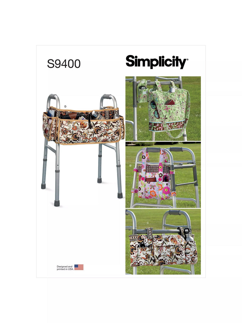 Simplicity S9400 walker accessories sewing pattern - British product