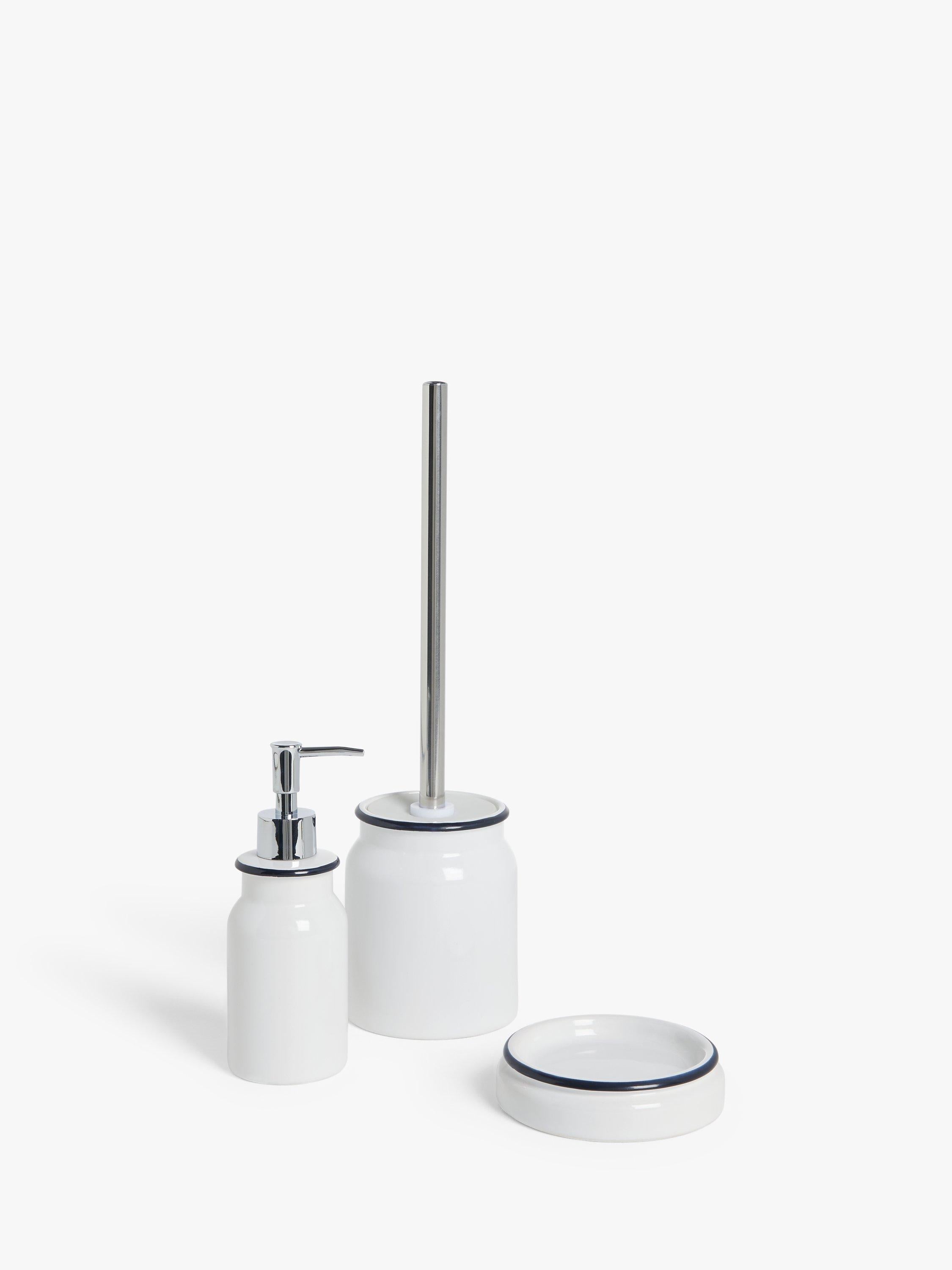 John Lewis enamel effect toilet brush, UK version