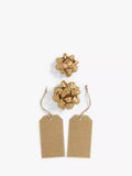 John Lewis foil stamped gift tags and bows set, UK version