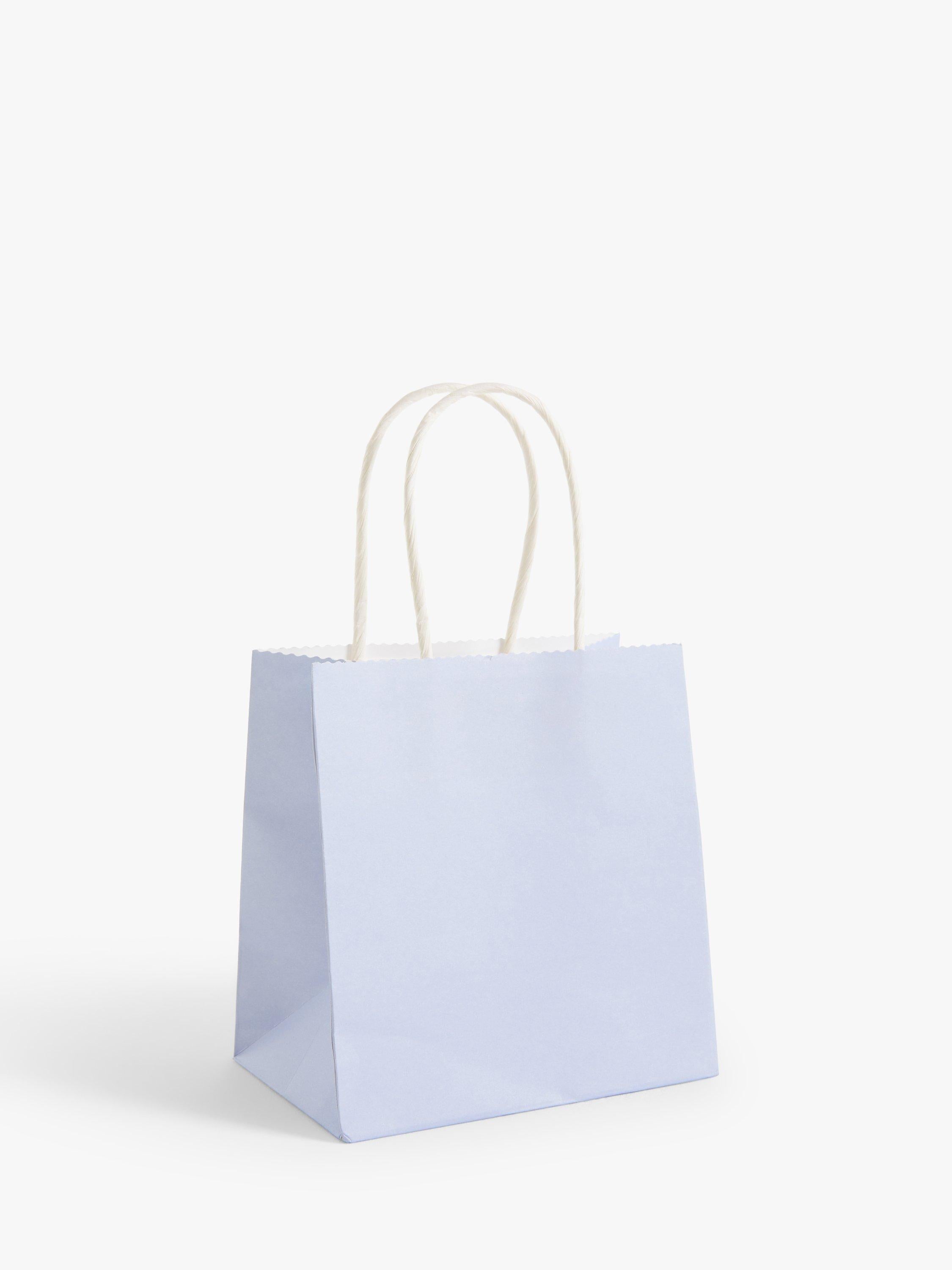 John Lewis pastel gift bags pack of 4 with handles (British brand)