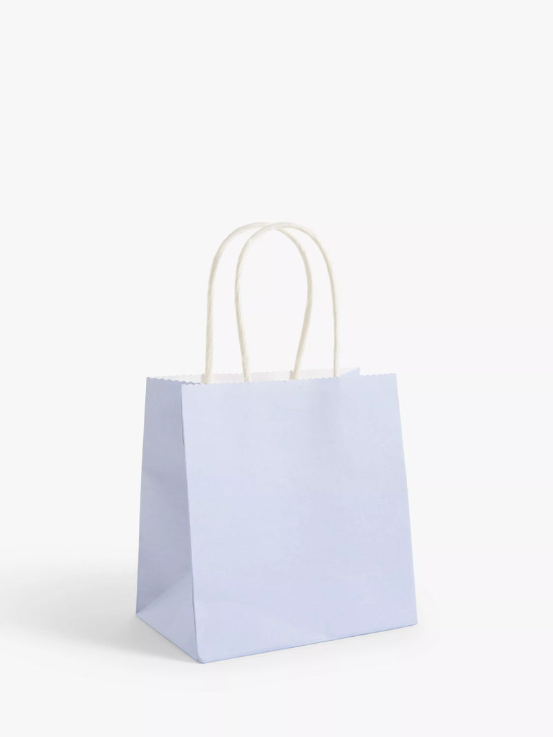 John Lewis pastel gift bags pack of 4 with handles (British brand)