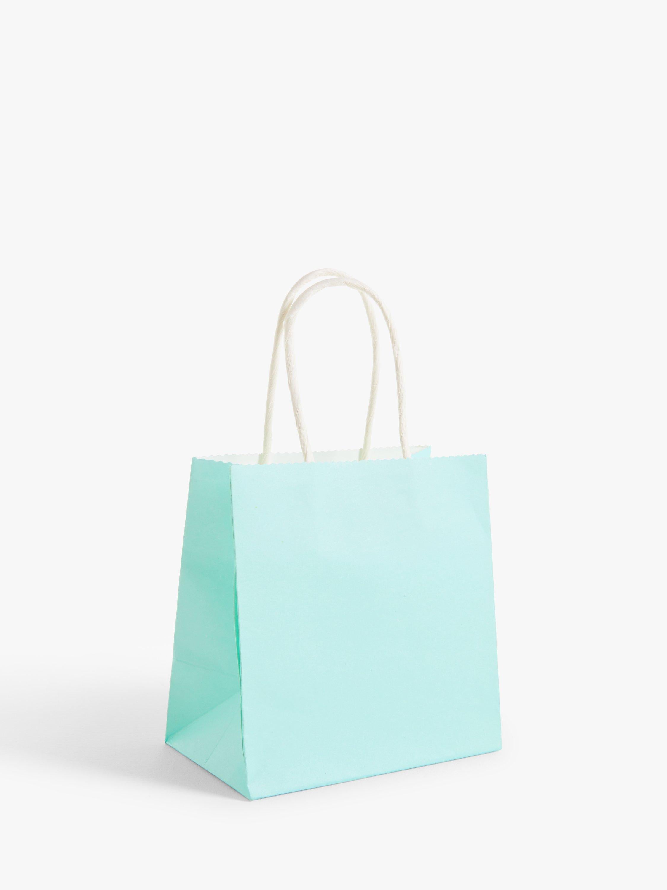 John Lewis pastel gift bags pack of 4 with handles (British brand)