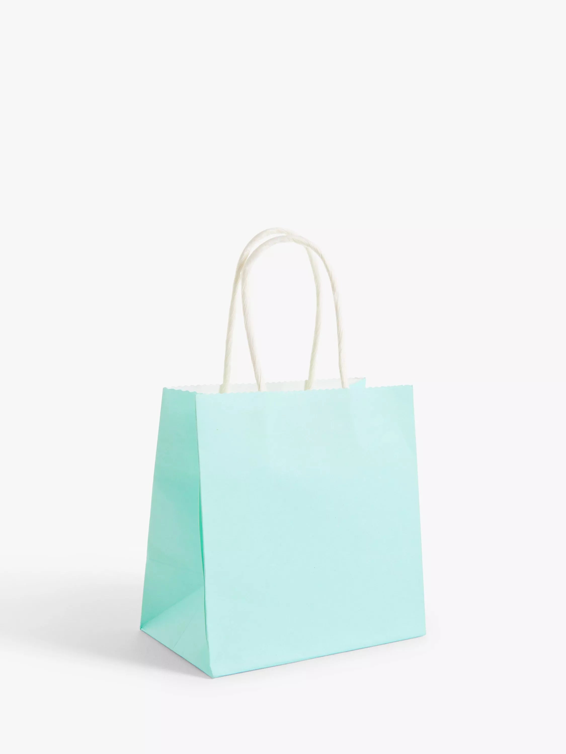 John Lewis pastel gift bags pack of 4 with handles (British brand)