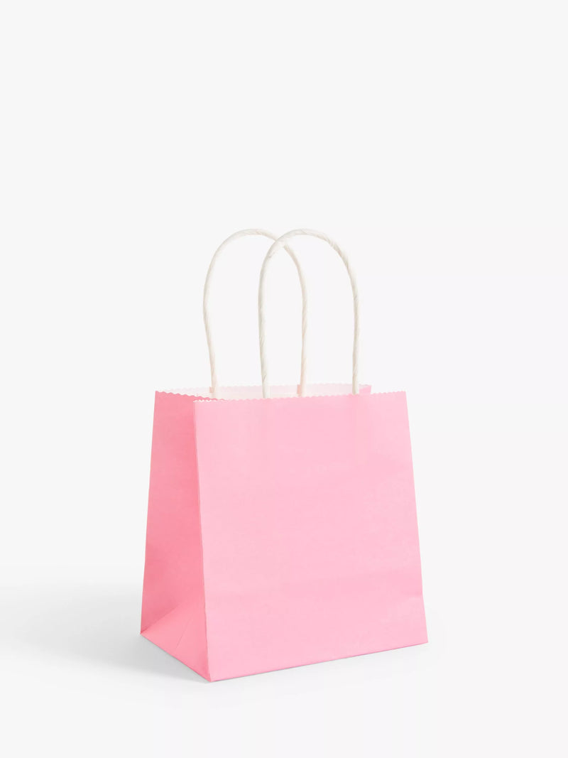 John Lewis bright pastel gift bags pack of 4 (British brand)