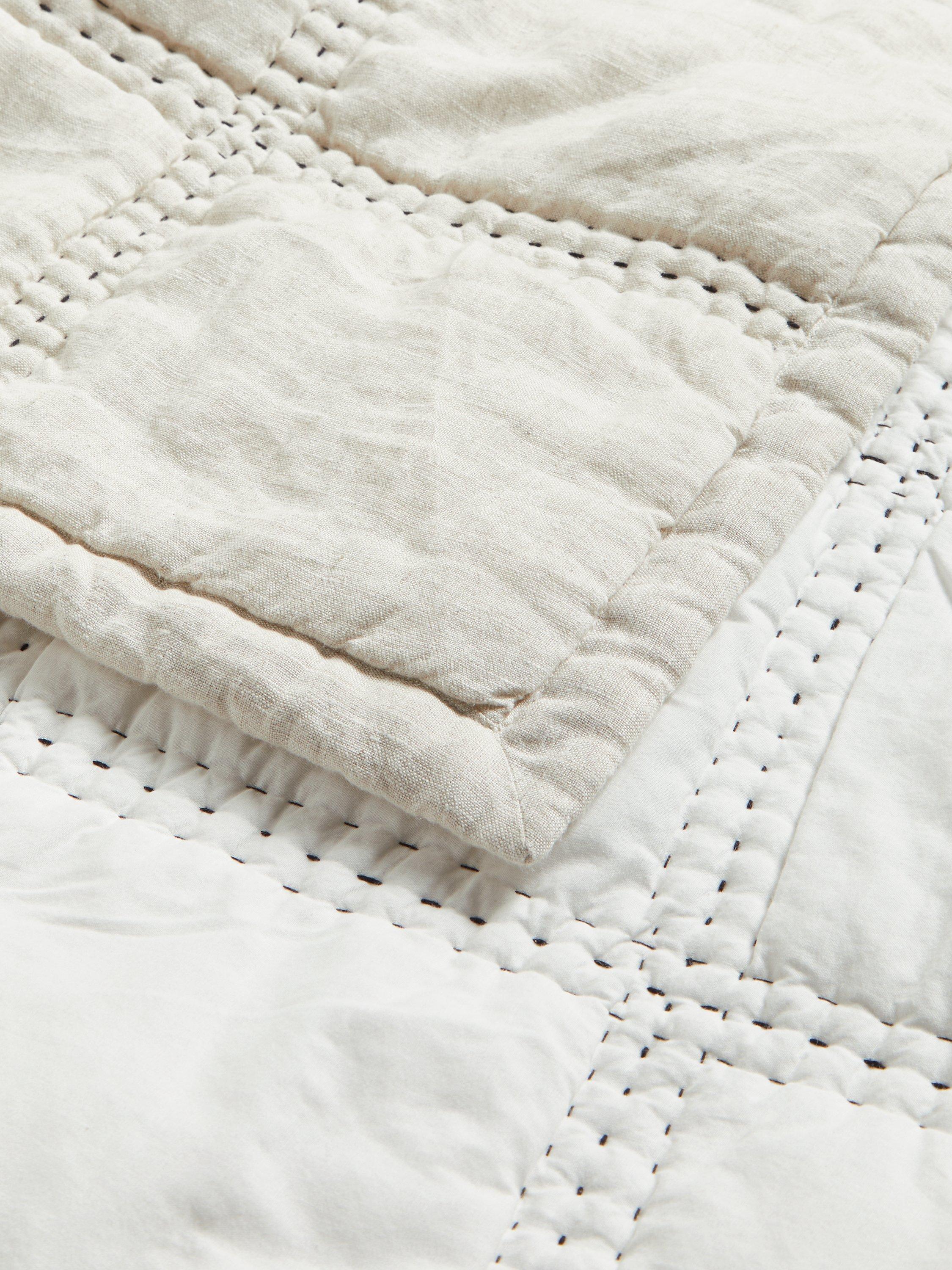 John Lewis linen blend quilt Natural super king size (British brand)