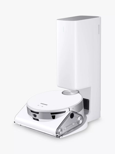 John Lewis AI+ Robot Vacuum Cleaner with Clean Station, Misty White- Buy online at McGrocer