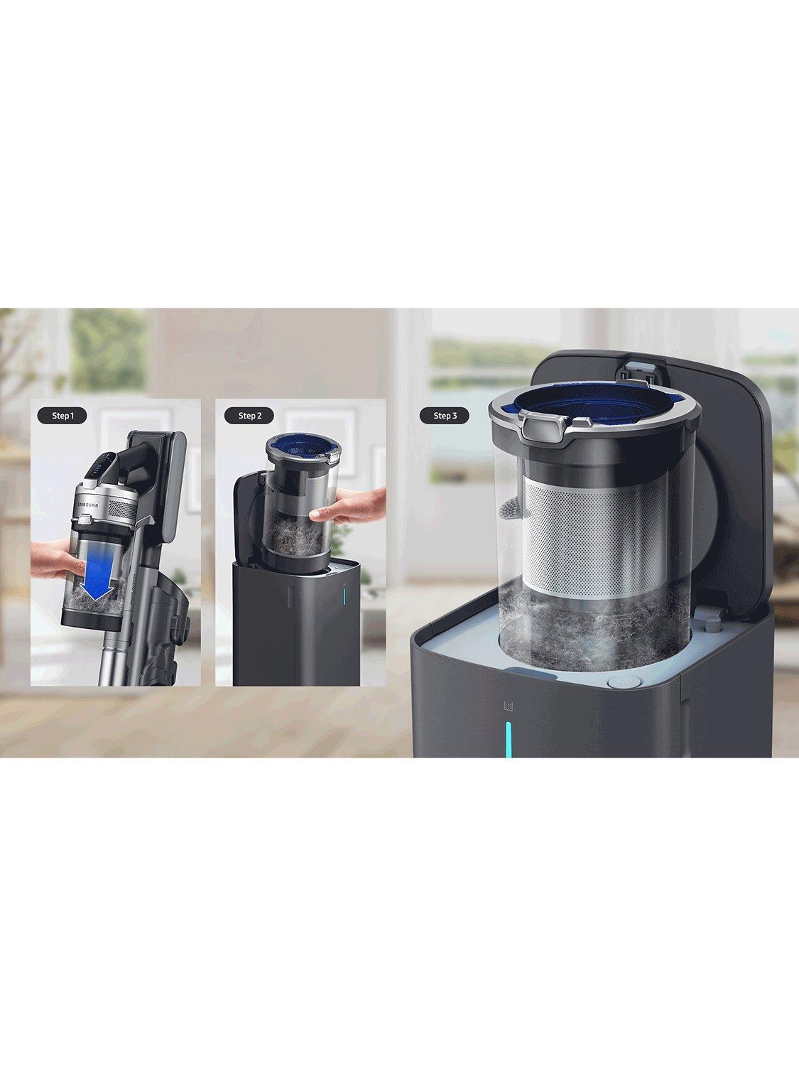 Samsung Clean Station multi-layered filtration vacuum silver, UK version