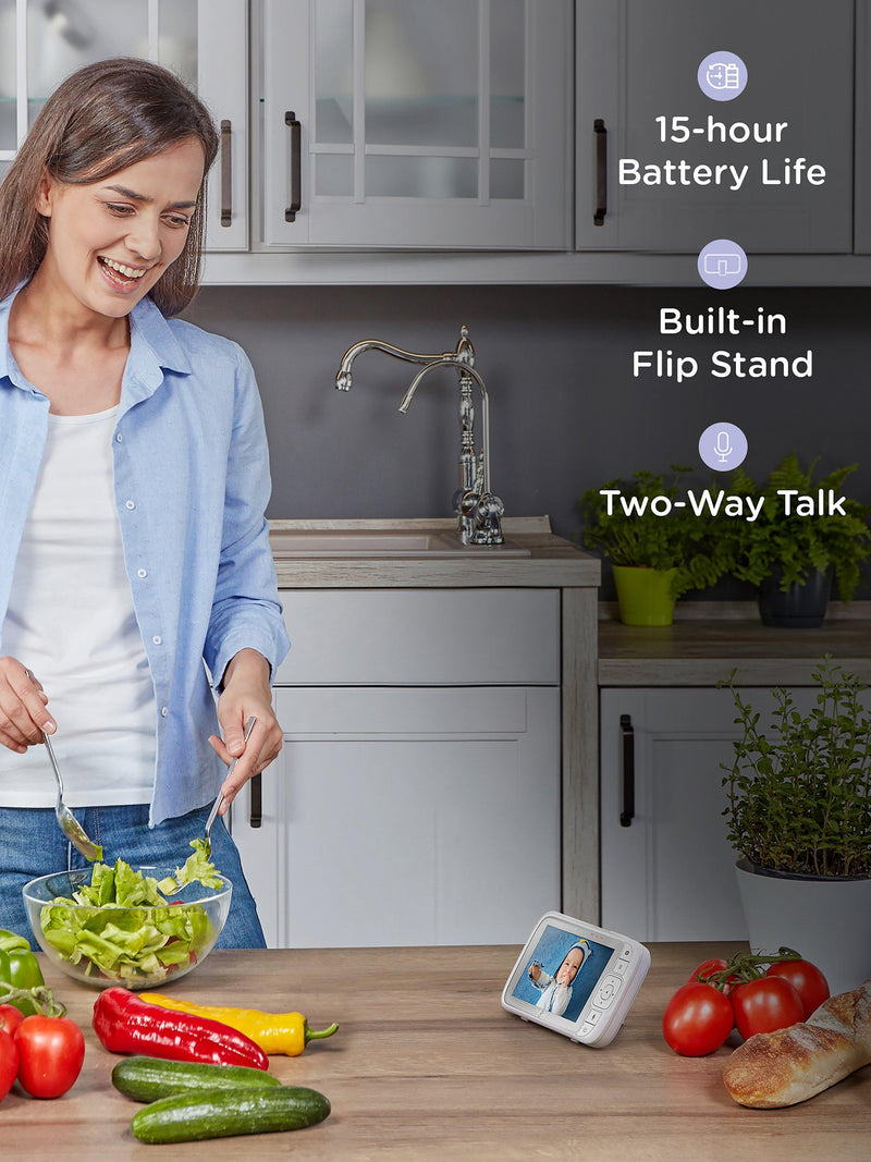 Hubble Nursery Pal Glow+ smart video baby monitor - British product