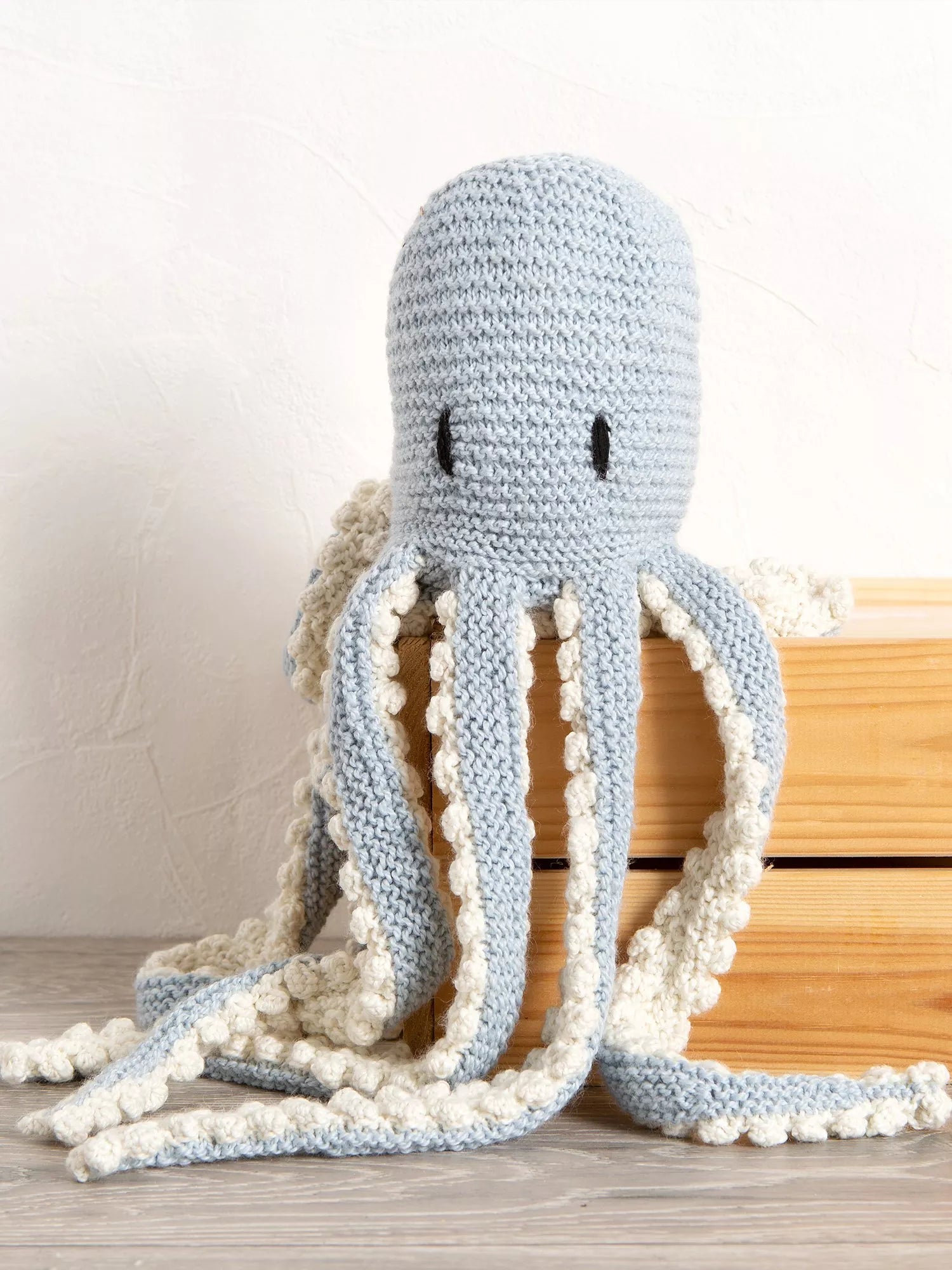 Wool Couture Robyn Octopus knitting kit, imported from the UK