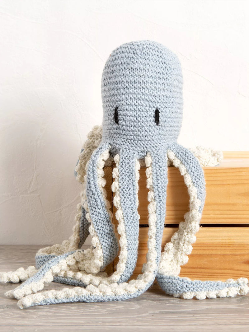 Wool Couture Robyn Octopus knitting kit, imported from the UK