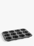 John Lewis Carbon Steel Non-Stick Muffin Tray, 12 Cup