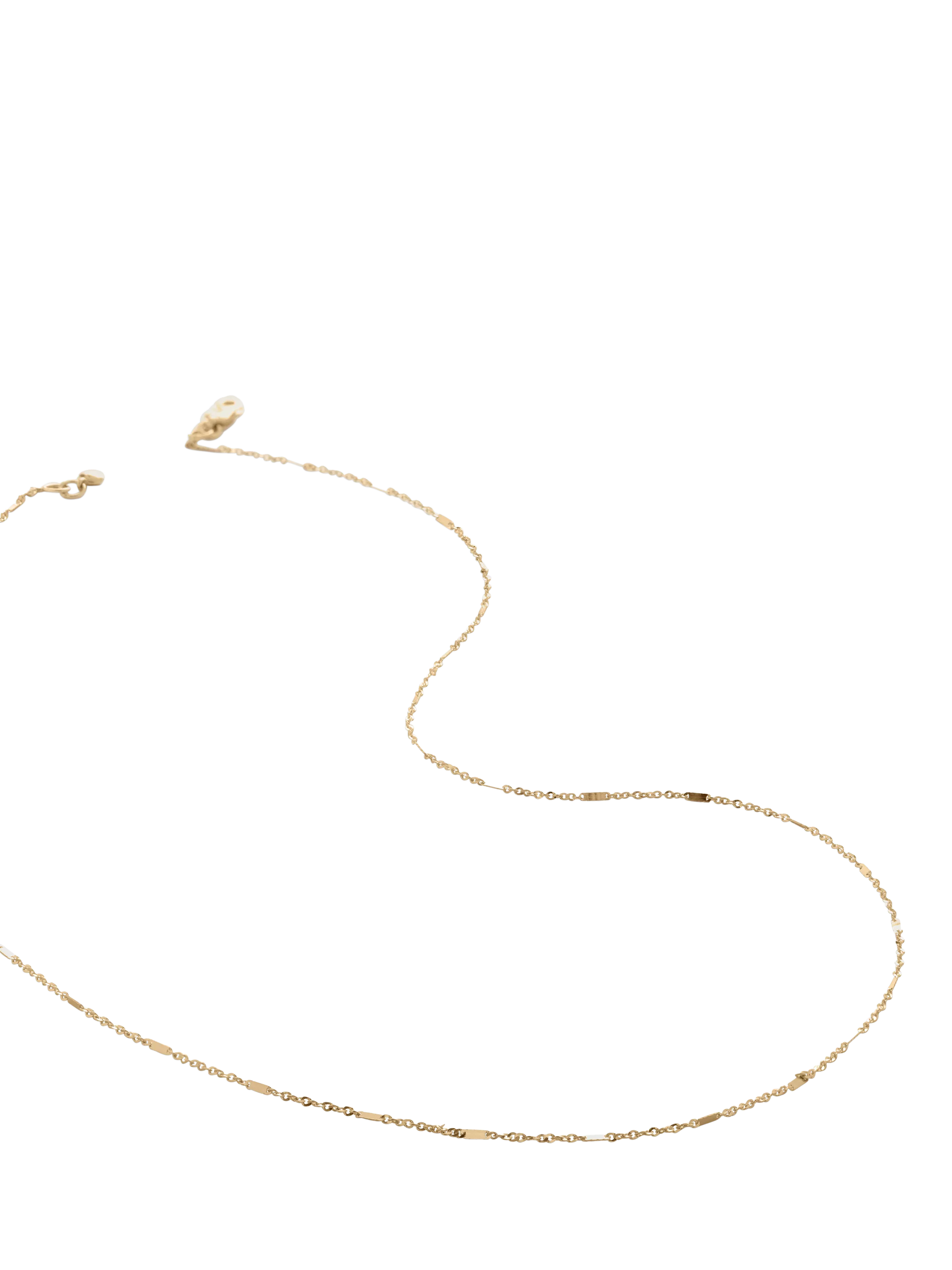 Monica Vinader shimmer chain necklace 14ct gold - British product