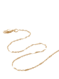 Monica Vinader shimmer chain necklace 14ct gold - British product