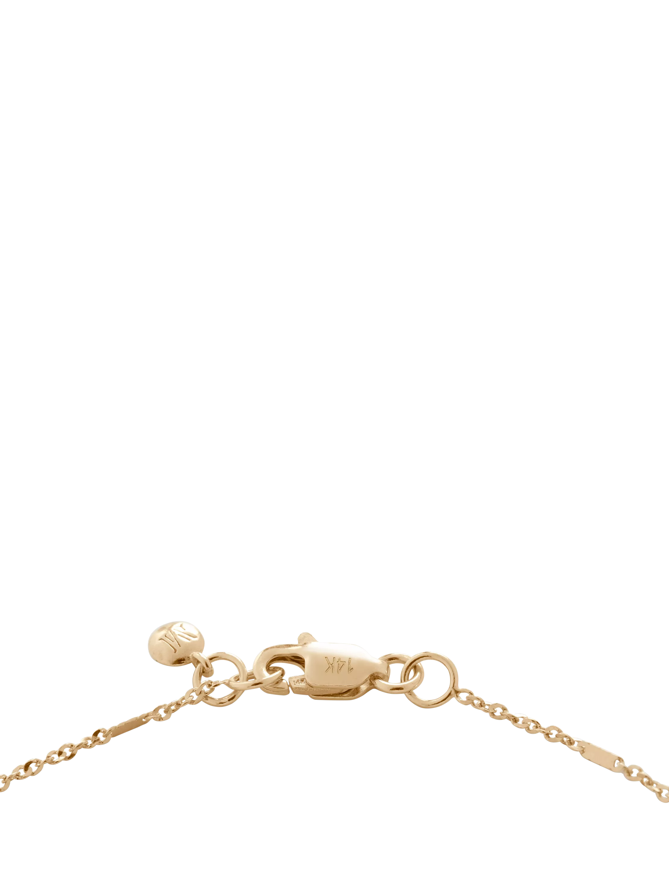 Monica Vinader shimmer chain necklace 14ct gold - British product