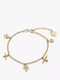 Alex Monroe garden gathering charm bracelet 22ct gold, UK version