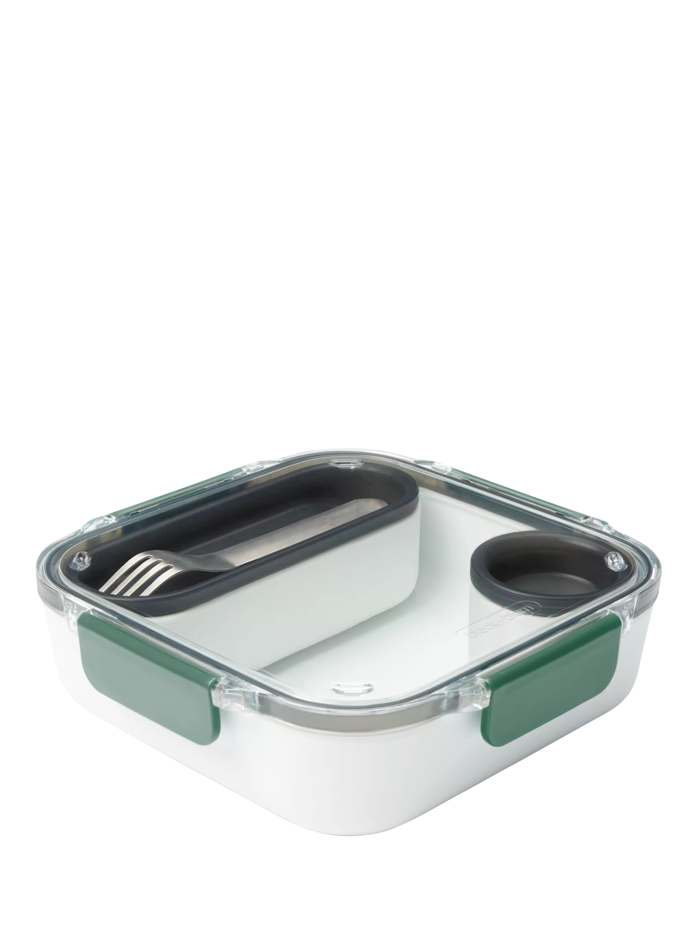 black+blum square plastic lunch box 1L - British product