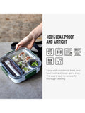 black+blum square plastic lunch box 1L - British product
