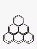 John Lewis honeycomb metal wine rack 6 bottle, UK version