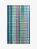 Margo Selby blue multi-colour geometric beach towel, imported from the UK
