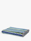 Margo Selby blue multi-colour geometric beach towel, imported from the UK