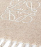 LOEWE bicolour anagram scarf 180cm x 30cm, imported from the UK