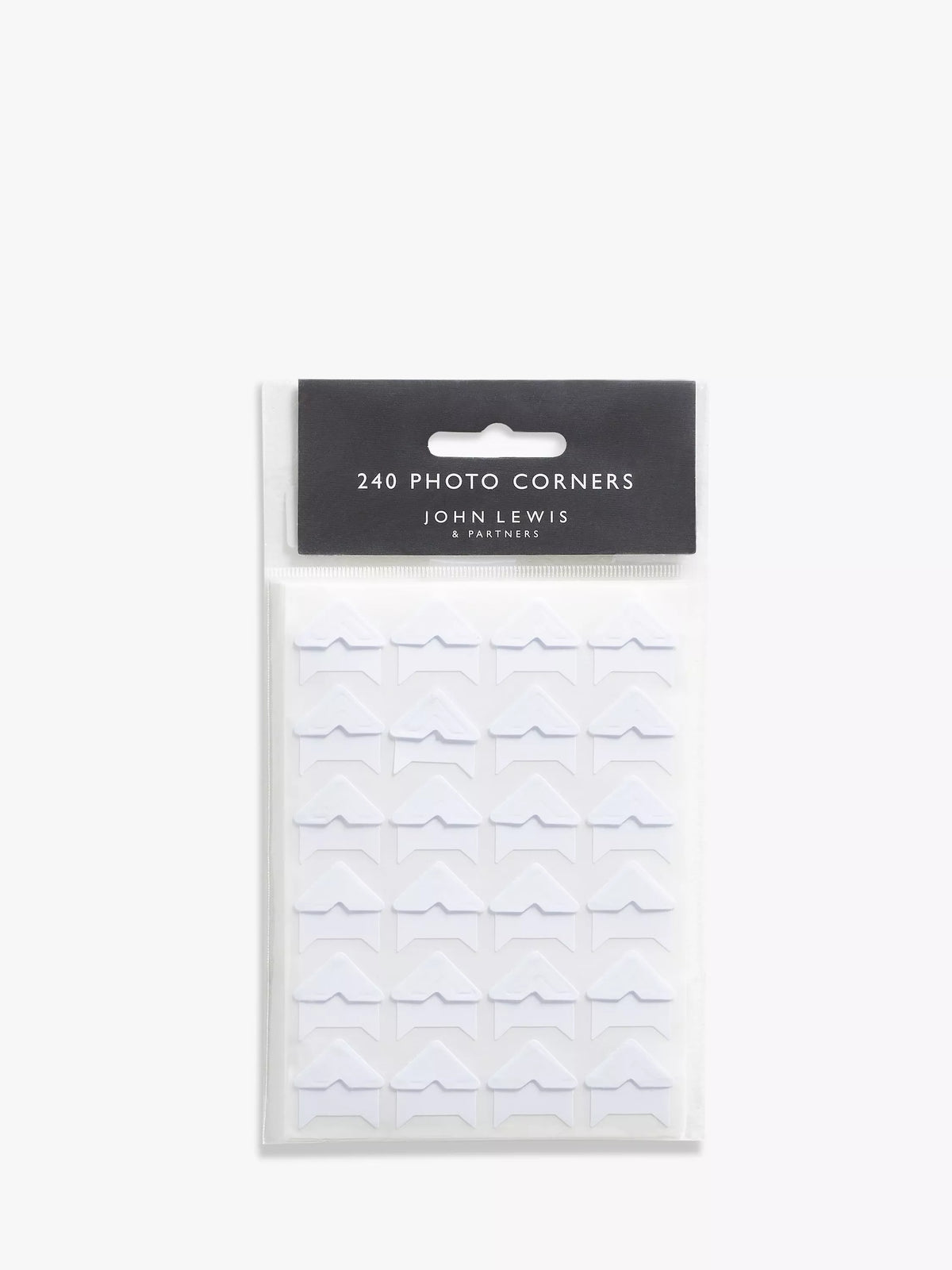 John Lewis photo corners self adhesive 240 pack - British product