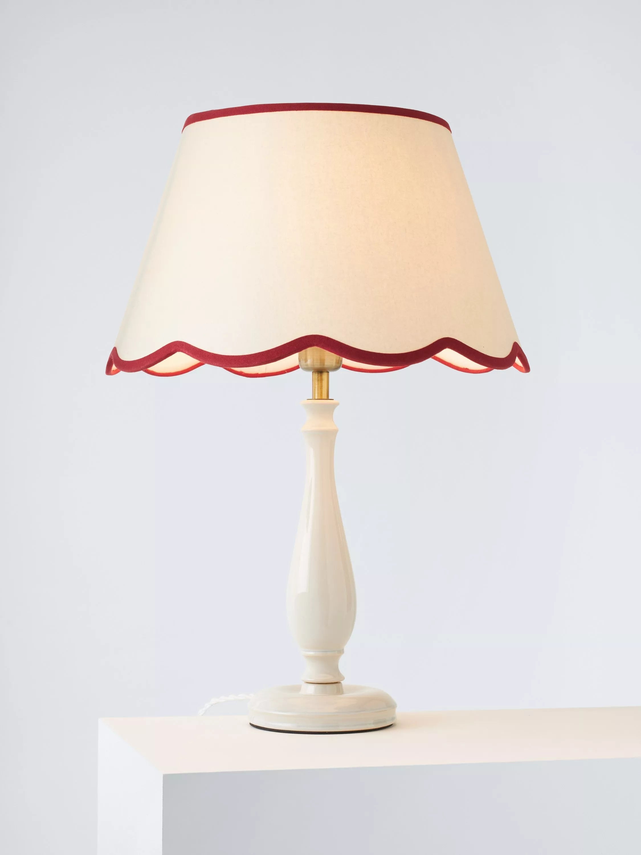 John Lewis Crackle Ceramic Table Lamp Base 38.5cm, imported from the UK