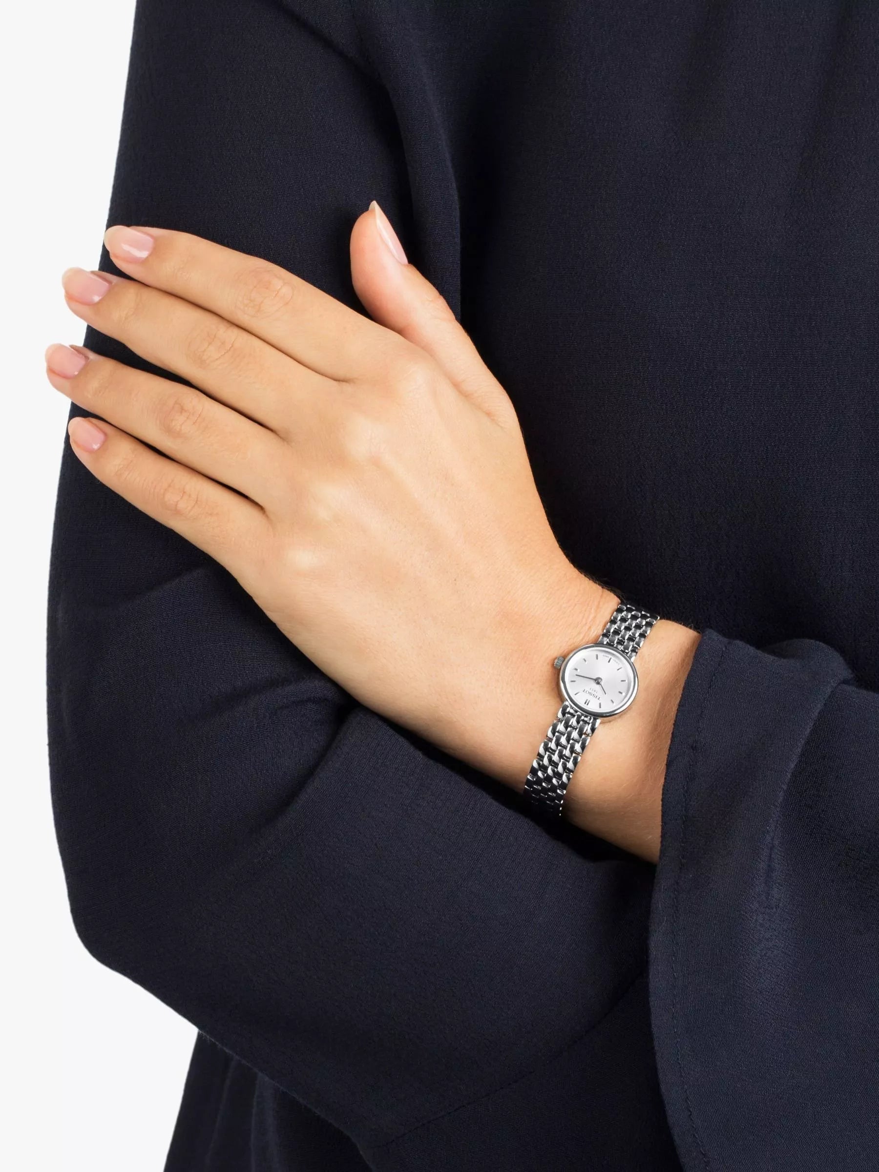 Tissot Lovely women's watch silver dial 19.5mm (British brand)