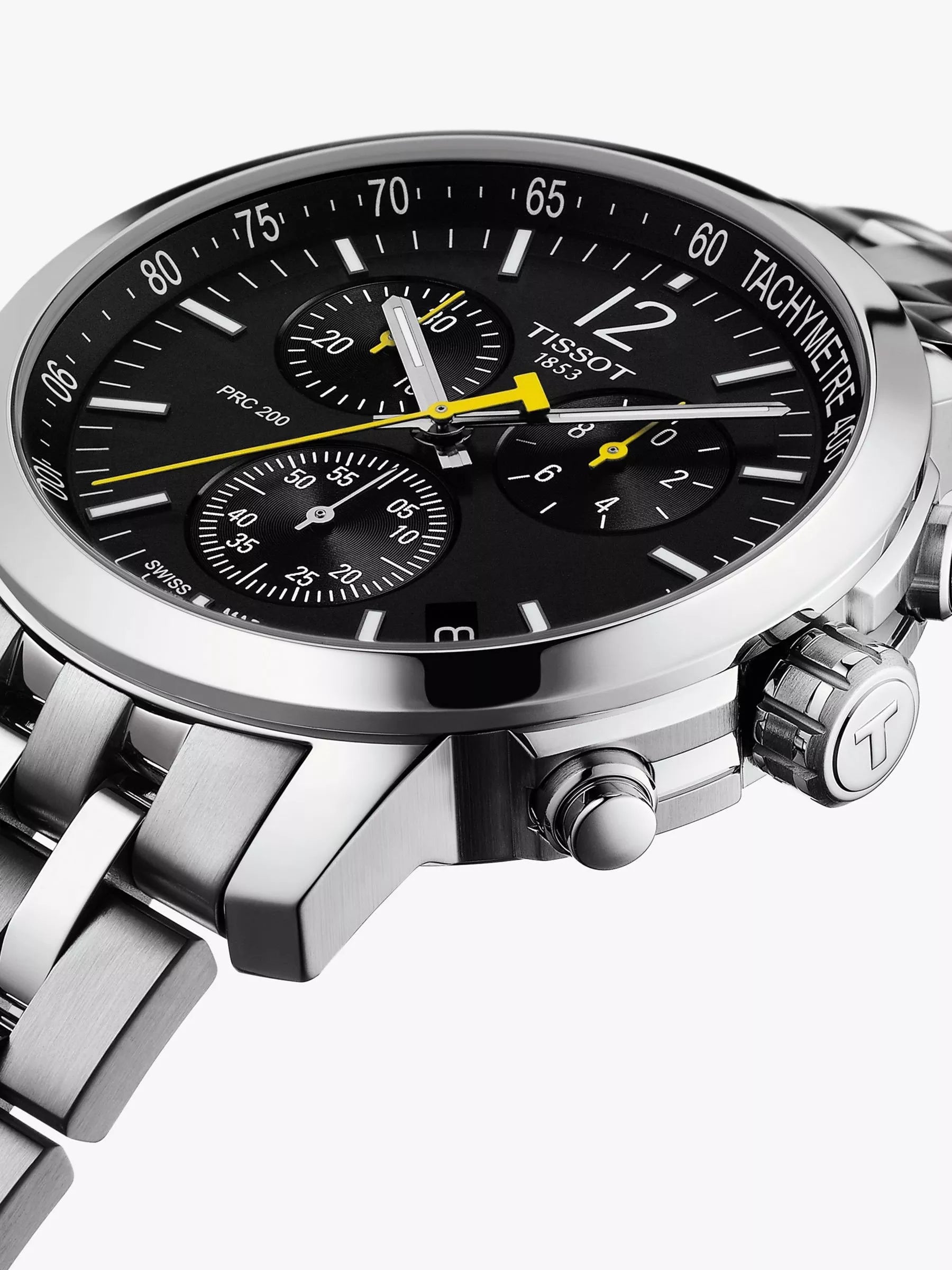 Tissot PRC 200 chronograph watch 43mm, UK version