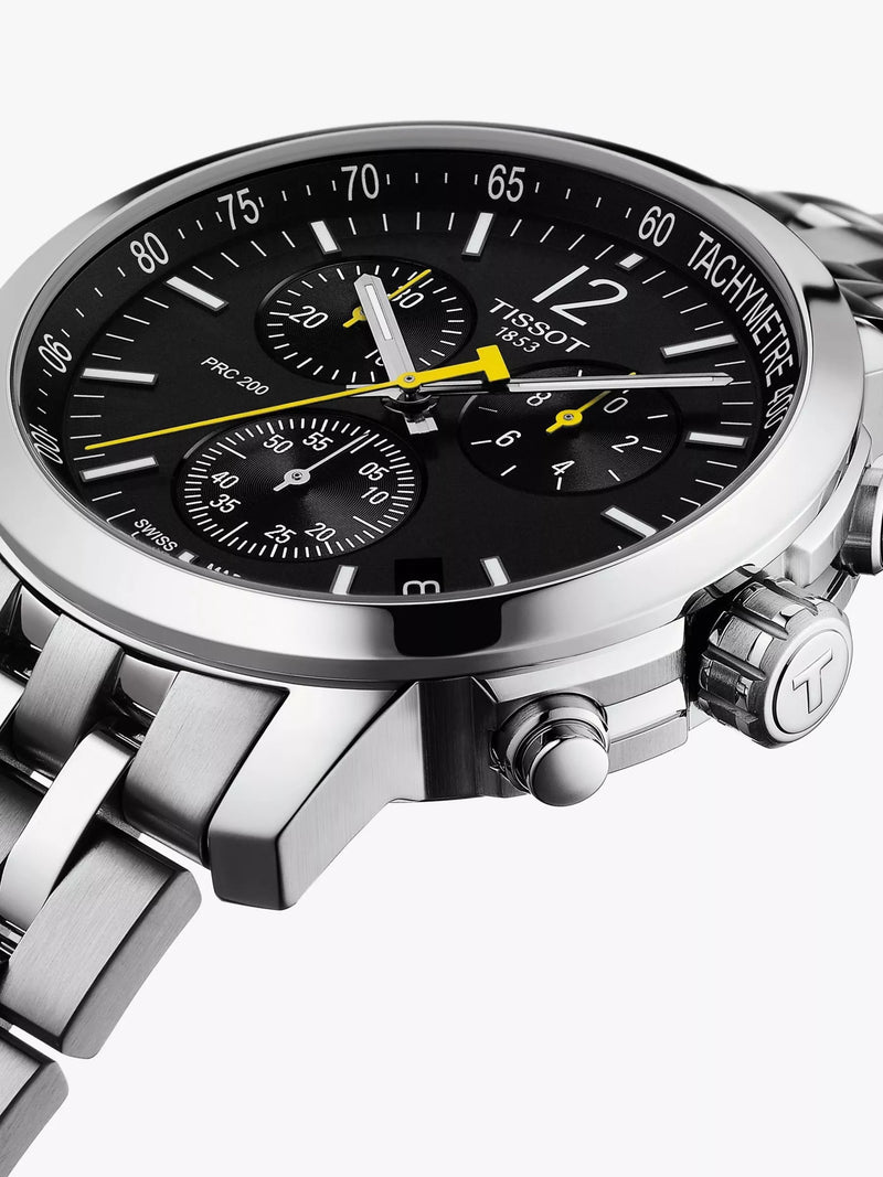 Tissot PRC 200 chronograph watch 43mm, UK version