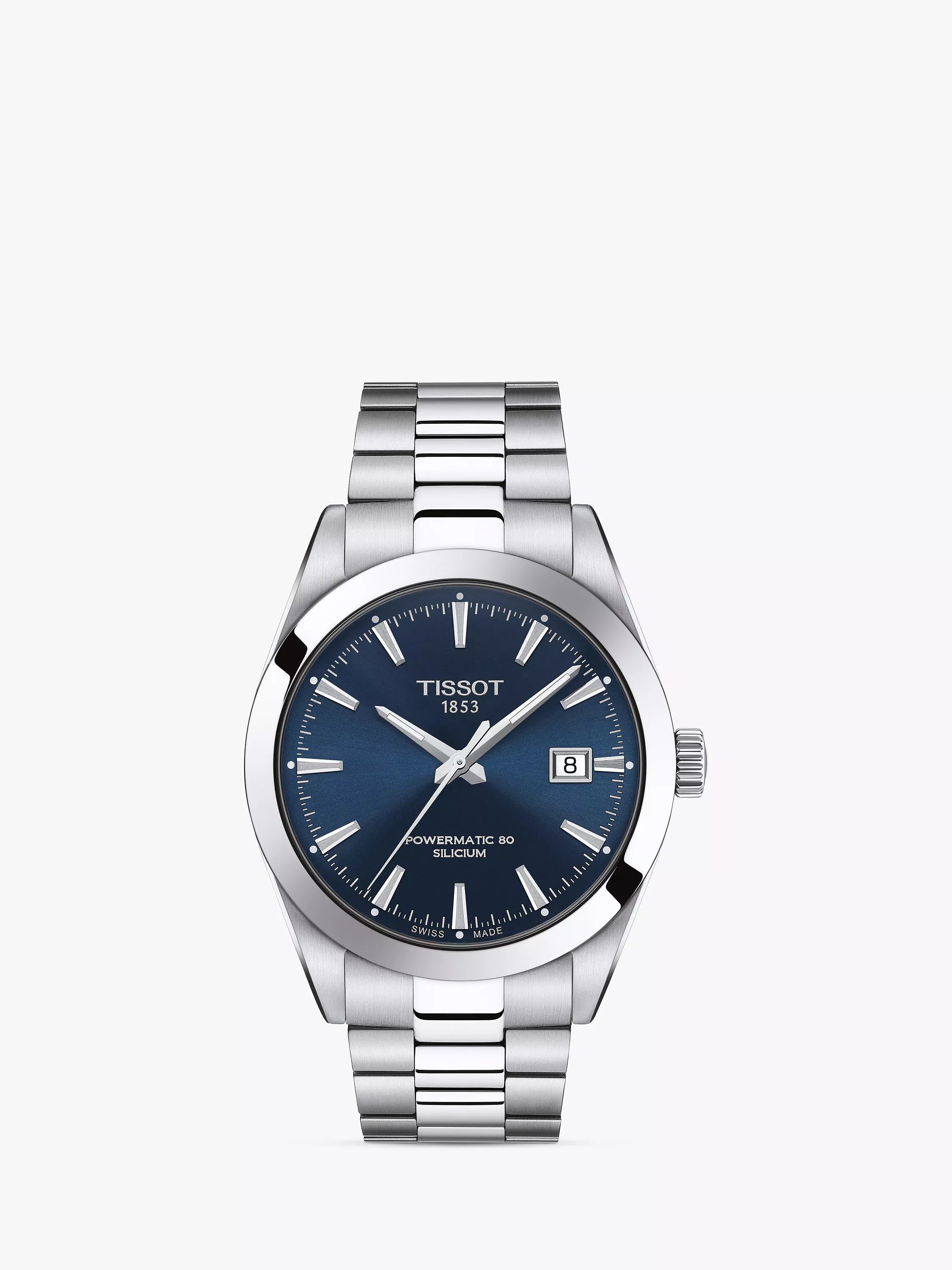 Tissot Gentleman automatic watch 40mm blue dial - British product