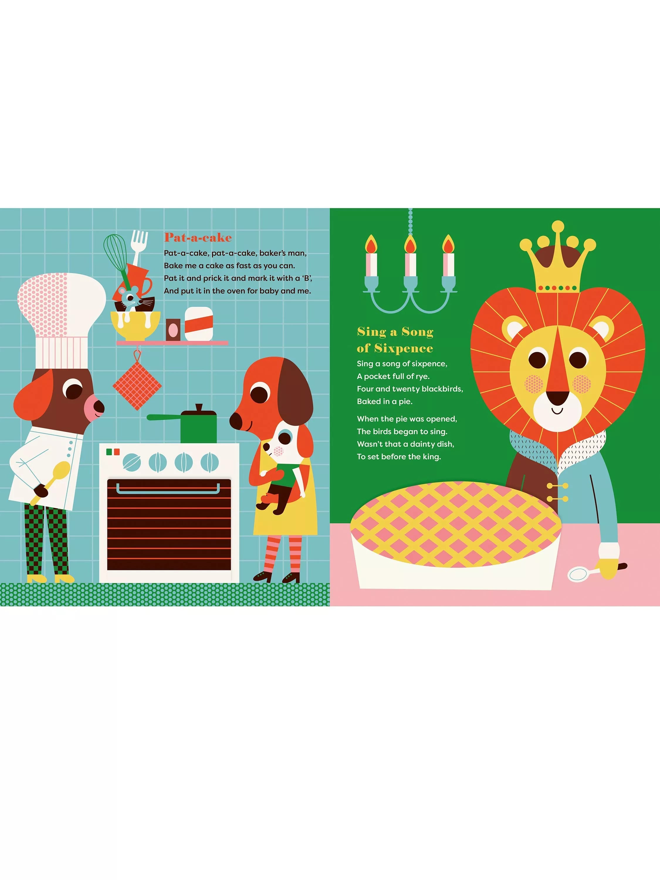 Nosy Crow lift-the-flap nursery rhymes children's board book (British brand)