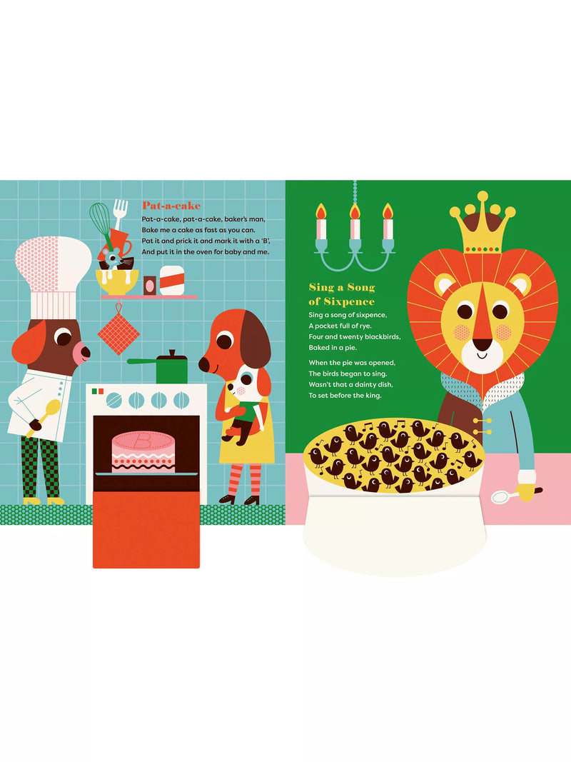 Nosy Crow lift-the-flap nursery rhymes children's board book (British brand)