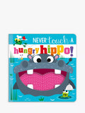 Gardners Never Touch a Hungry Hippo children's book, imported from the UK