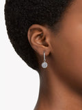 Swarovski Constella hoop earrings silver crystal UK version