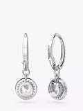 Swarovski Constella hoop earrings silver crystal UK version