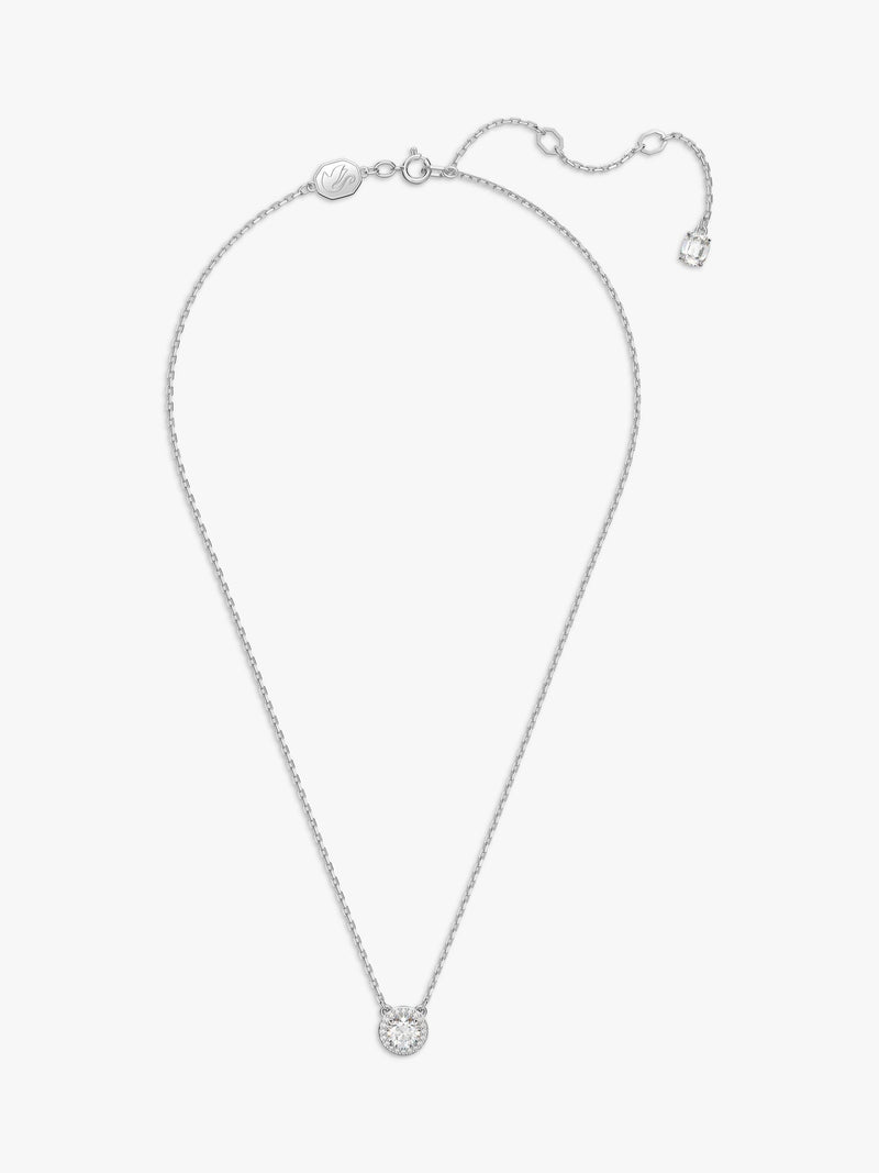 Swarovski crystal pendant necklace silver 38cm - British product