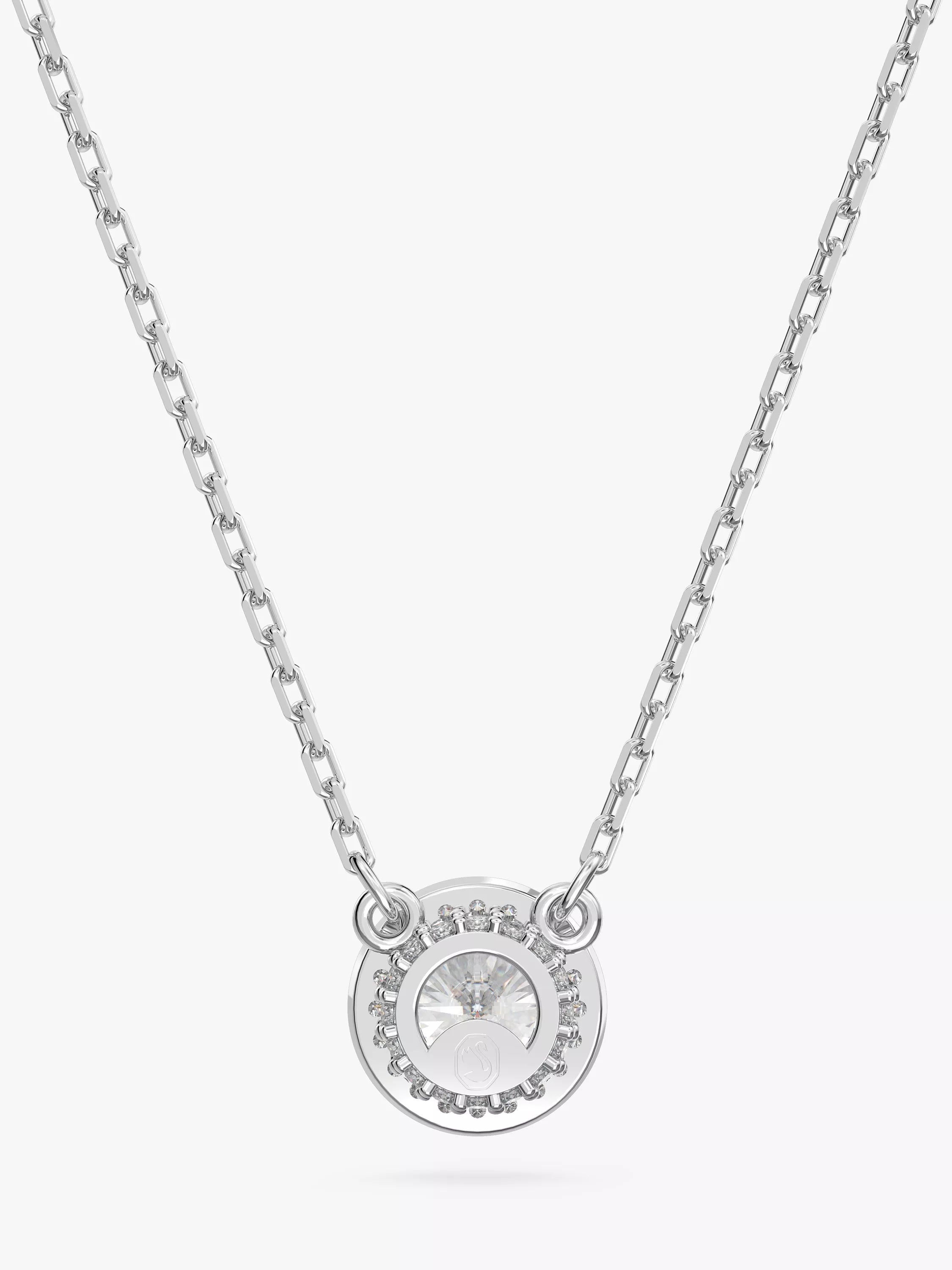 Swarovski crystal pendant necklace silver 38cm - British product