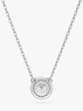 Swarovski crystal pendant necklace silver 38cm - British product