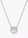 Swarovski crystal pendant necklace silver 38cm - British product