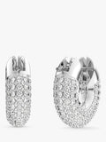 Swarovski Dextera crystal pave hoop earrings 1.5cm, UK version