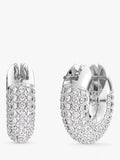 Swarovski Dextera crystal pave hoop earrings 1.5cm, UK version