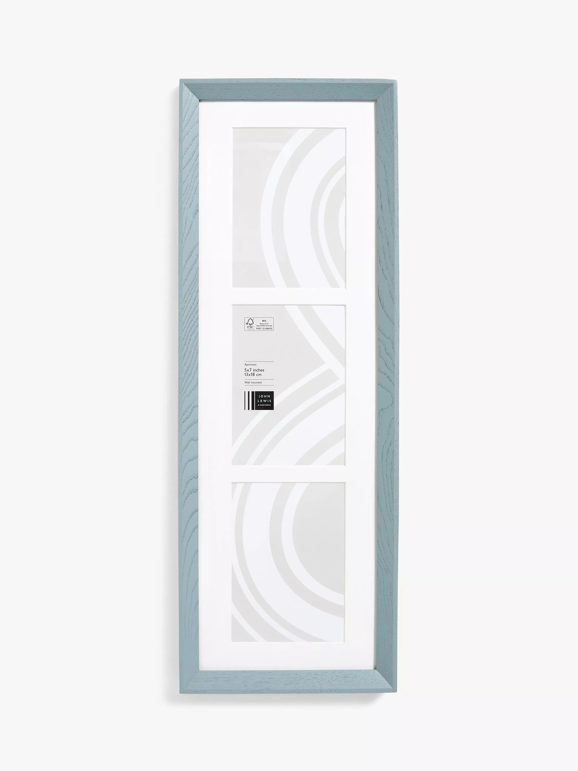 John Lewis Multi Aperture Photo Frame 3 Photos 5x7 Inch UK version