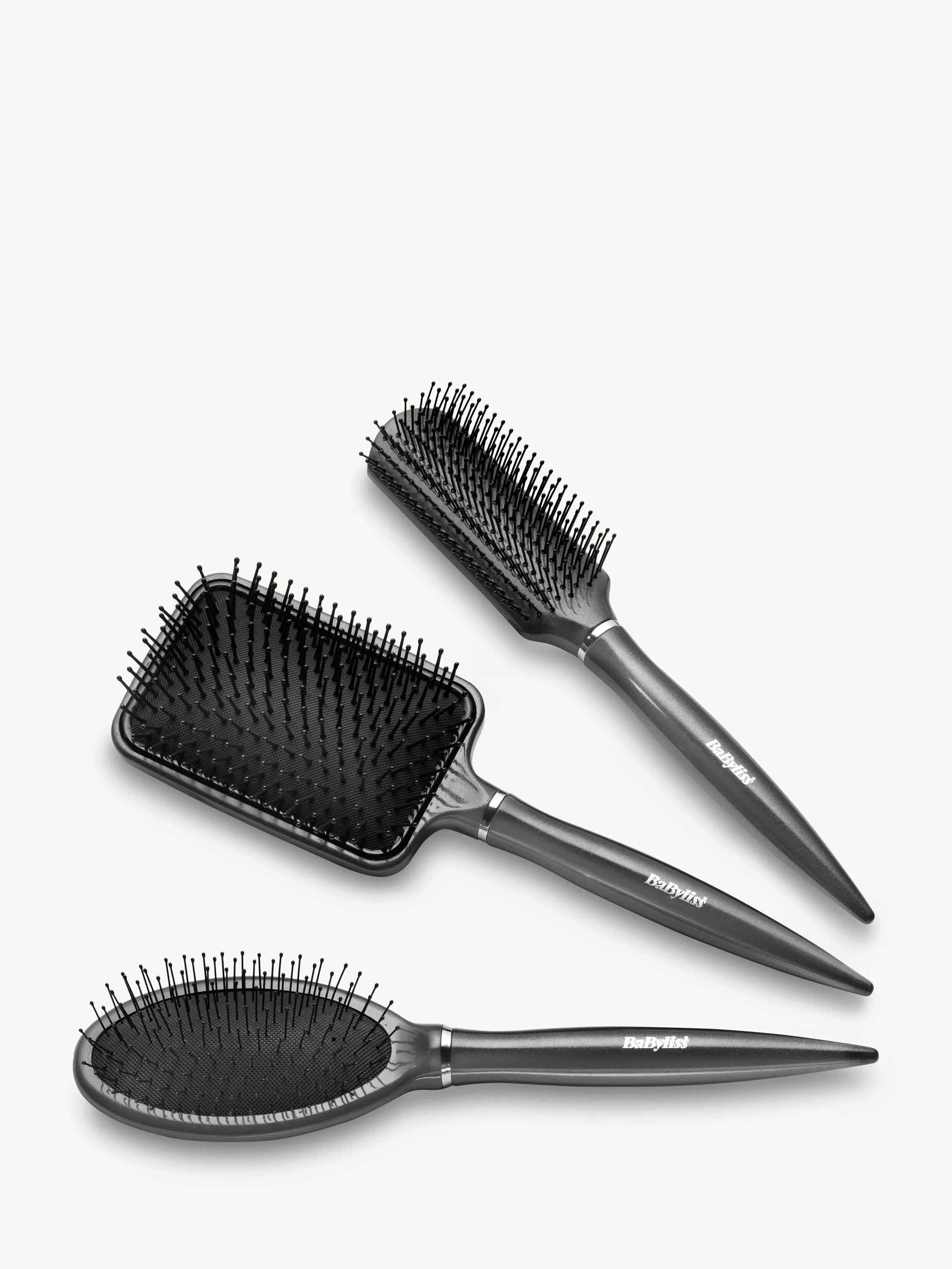 BaByliss diamond cushion brush hair styler accessory black - British product