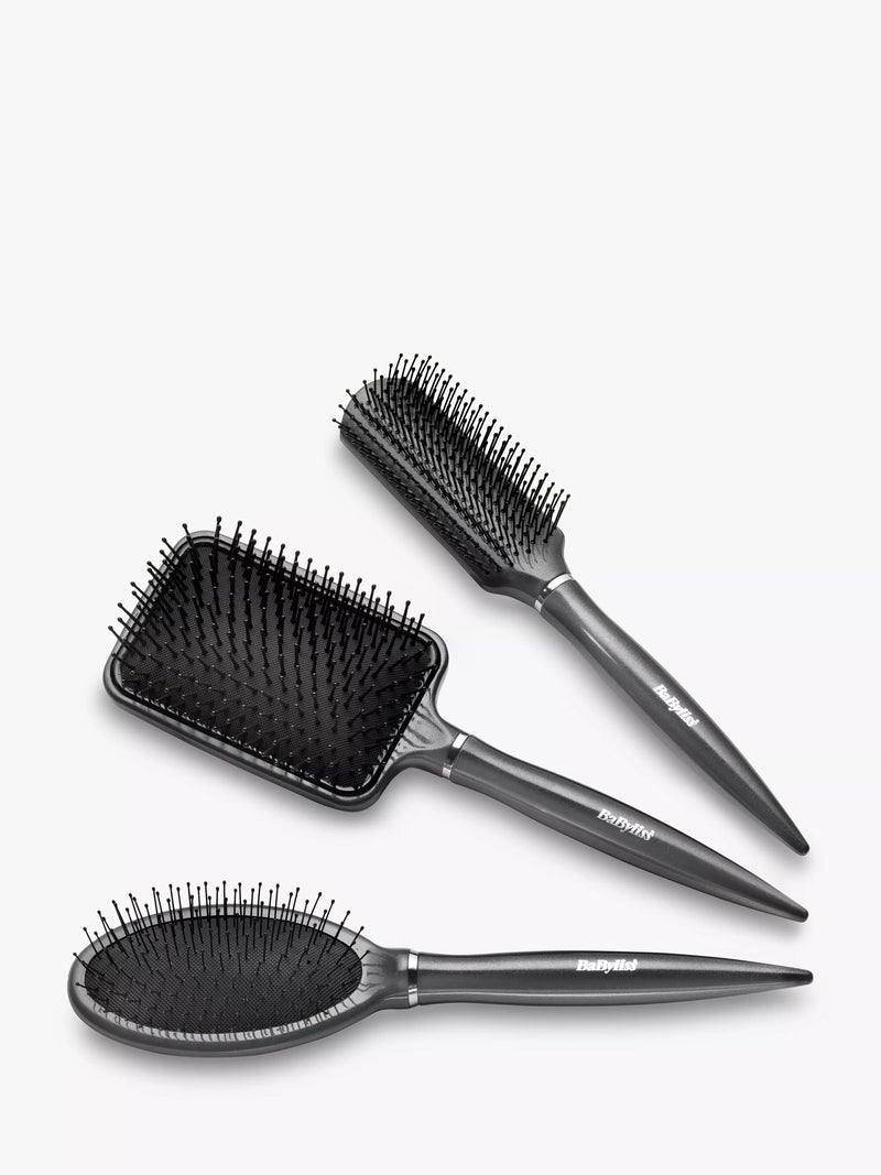 BaByliss diamond cushion brush hair styler accessory black - British product