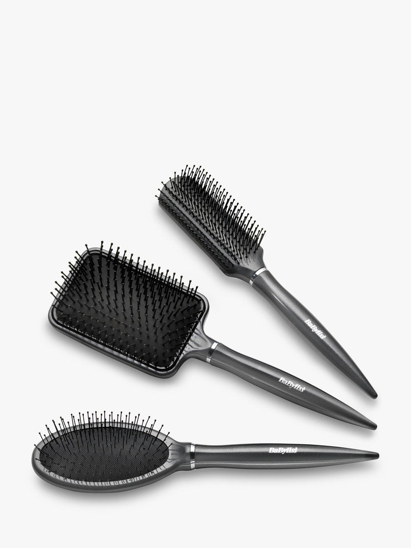 BaByliss diamond cushion brush hair styler accessory black - British product